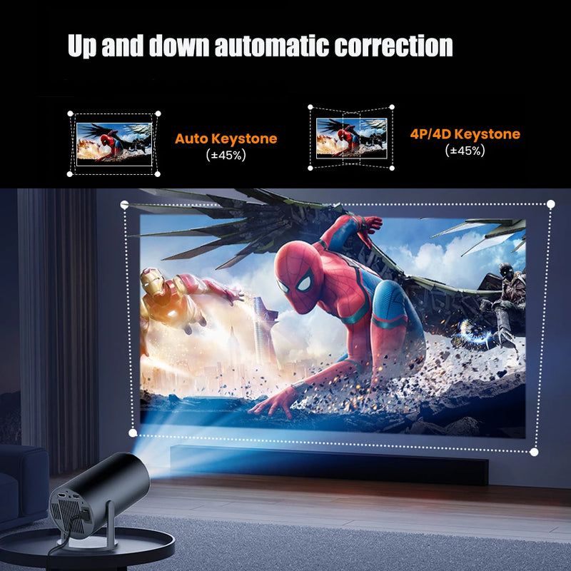 2024 novo HY300 plus Projetor hd Android 4K