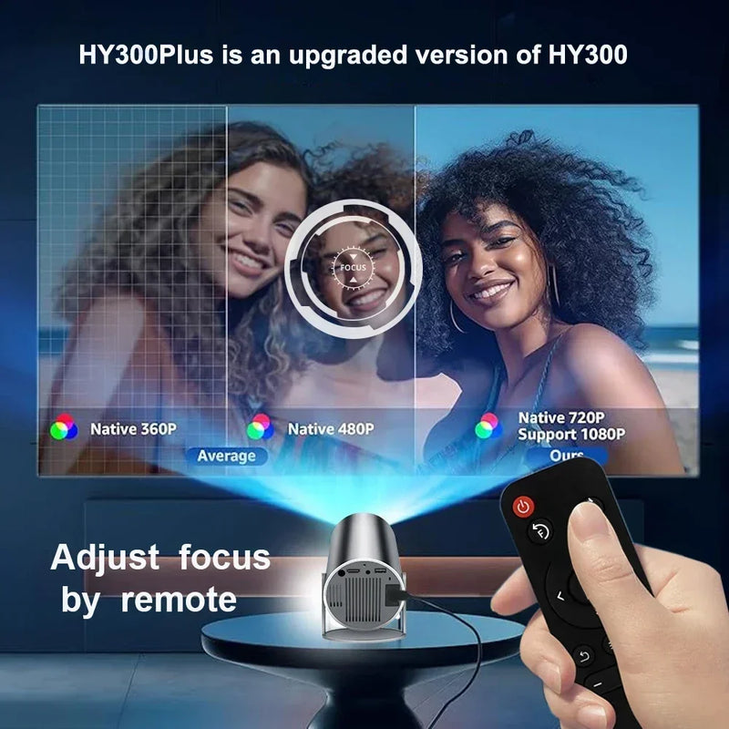 2024 novo HY300 plus Projetor hd Android 4K